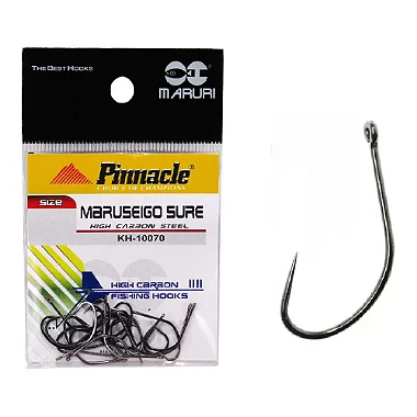 Anzol Pinnacle Maruseigo Sure Sem Fisga Cart. 20pçs - Maruri