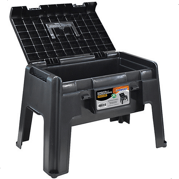 Banqueta Com Compartimento Multiuso Arqplast