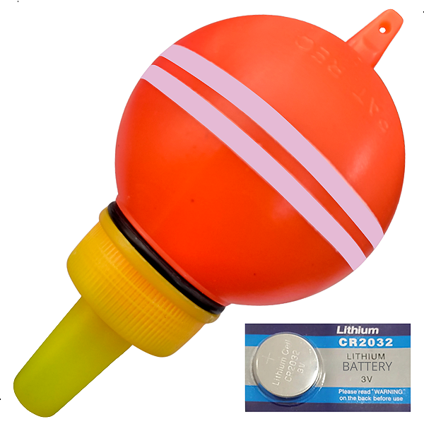 Boia Paulistinha Luminosa Com Led Pesca Noturna