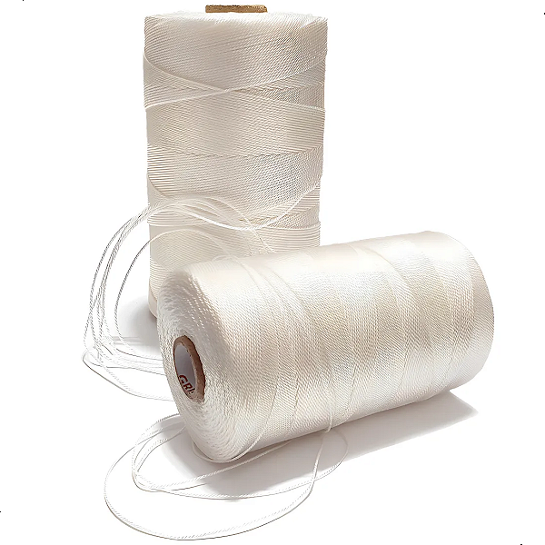 Cordonel Fio Torcido Branco Poliamida 200g Mazzaferro