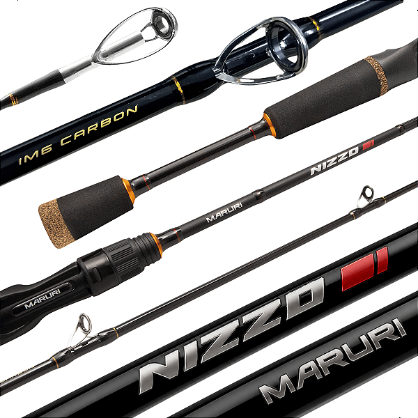 Vara Para Carretilha Maruri Nizzo 10-20LB C-602MH 1,83m 2 Partes