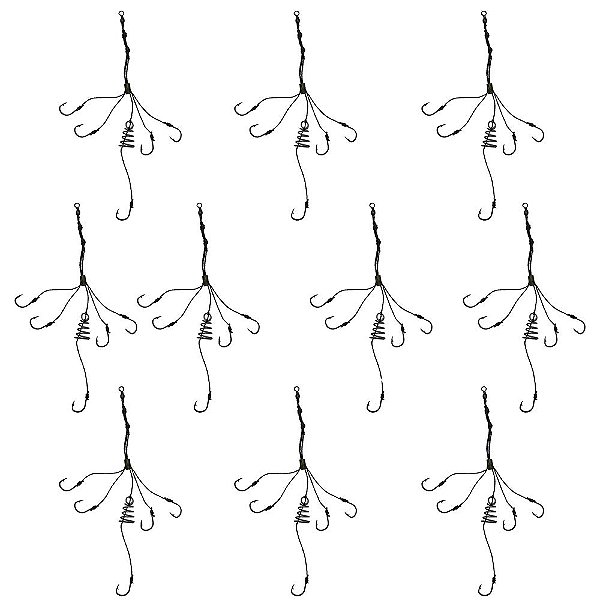 KIT 10pçs Chuveirinho de Fundo Reforçado Chinu N°8 Summer