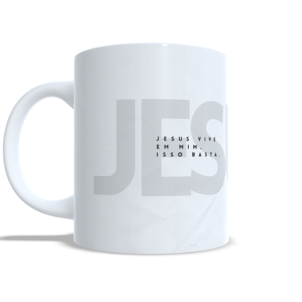 CANECA CERÂMICA PERSONALIZADA 325ML - JESUS - ESCOLHA SEU MODELO