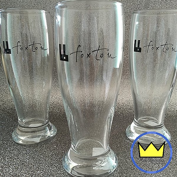 TULIPA DE CHOPP VIDRO PERSONALIZADA 300ML - IMPRESSÃO EM UMA COR
