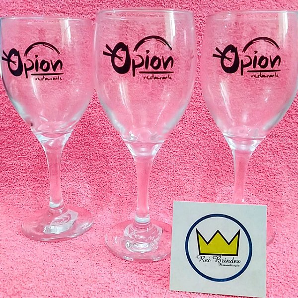 TAÇA IMPERATRIZ ÁGUA VIDRO 445ML - IMPRESSÃO EM UMA COR