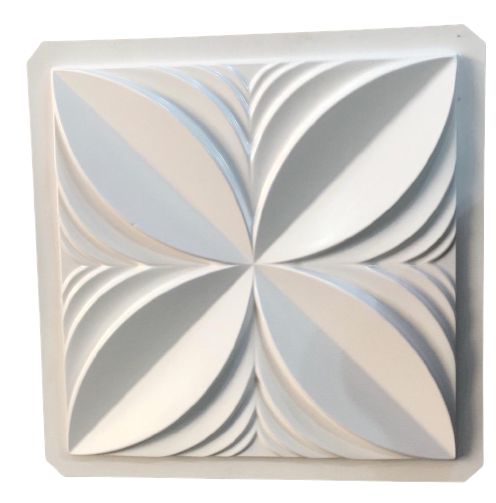 Forma 102 - Plástico Especial 1,6mm Gesso/Cimento - Pétalas Premium 39,5 x 39,5 cm