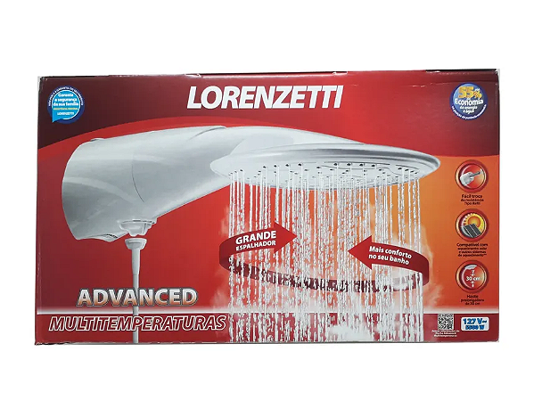Chuveiro Lorenzetti Advanced Eletrônico 7500w