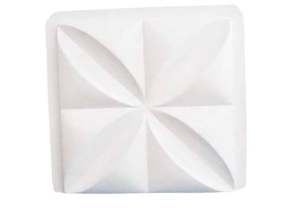 Forma 02 - Plástico Especial 1,6mm Gesso/Cimento - Pétalas 34,5 x 34,5 cm