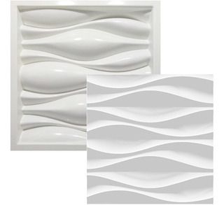 Forma 05 - Plástico Especial 1,6mm Gesso/Cimento - Dunas Moderna 28 x 28 cm