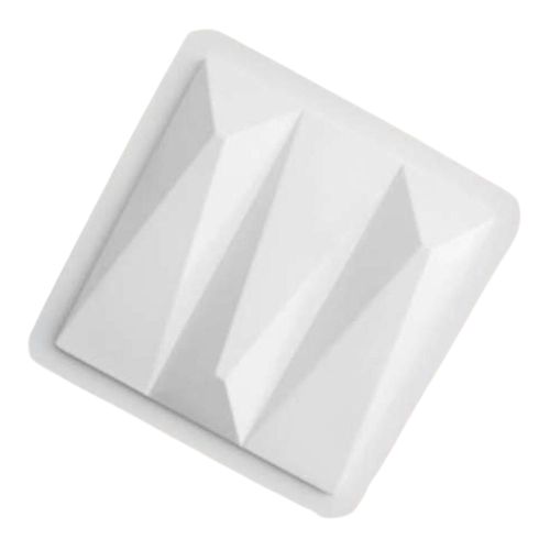 Forma 16 - Plástico Especial 1,6mm Gesso/Cimento - Cunha Tripla 29 x 29 cm