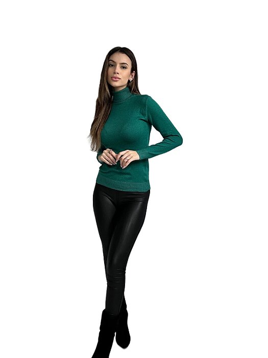 Blusa Básica Gola Alta