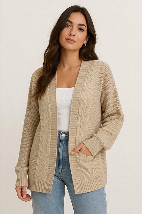 Cardigan Tricot Perola
