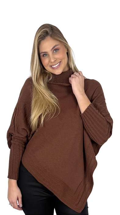 Poncho Tricot Bico