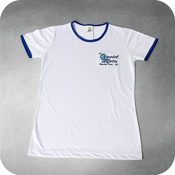 Camiseta Baby-Look Branca - Otoniel Mota