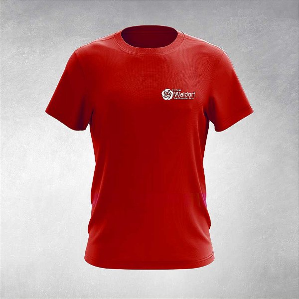 Camiseta Vermelha - Escola Waldorf