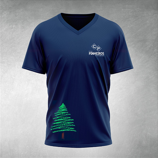 Camiseta Azul Marinho - Colégio Pinheiros Ensino Fundamental