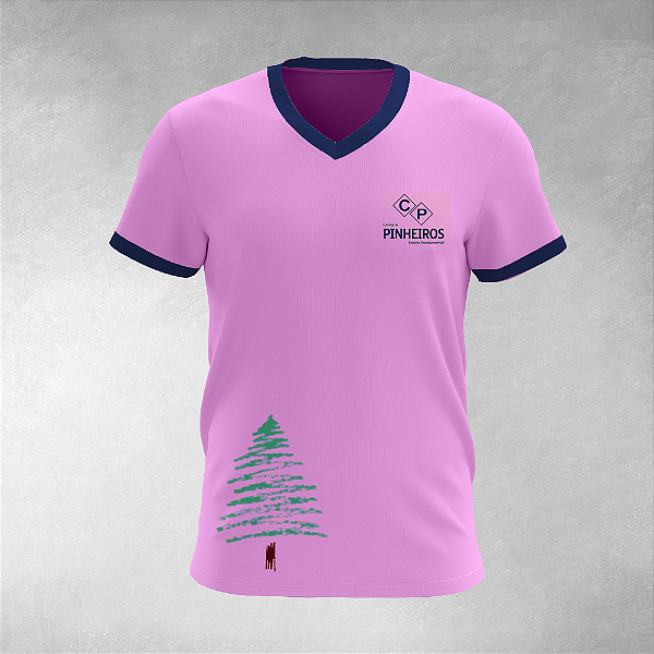 Camiseta Rosa - Colégio Pinheiros Ensino Fundamental