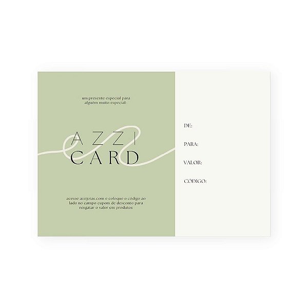 Cartão Presente (Digital)