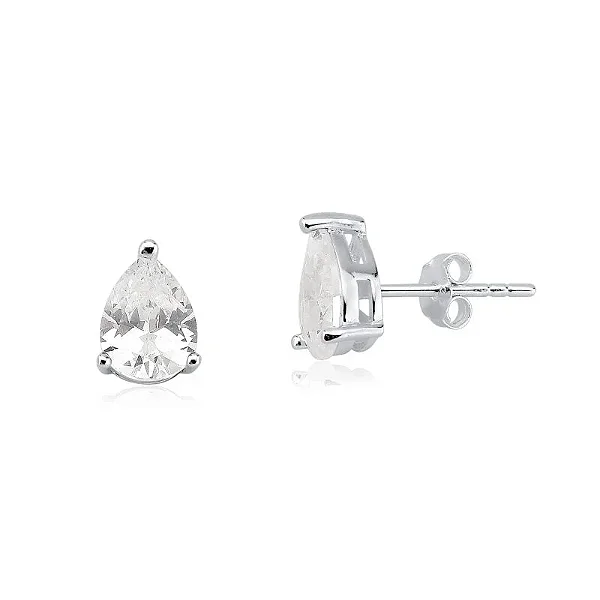 Brinco Gota Prata 925