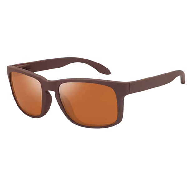 Óculos quadrado marrom