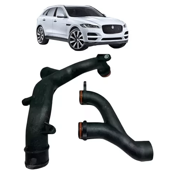 Jogo Tubo Cano Agua P/ Jaguar Xj Xf F-pace Aj813865 Aj813917