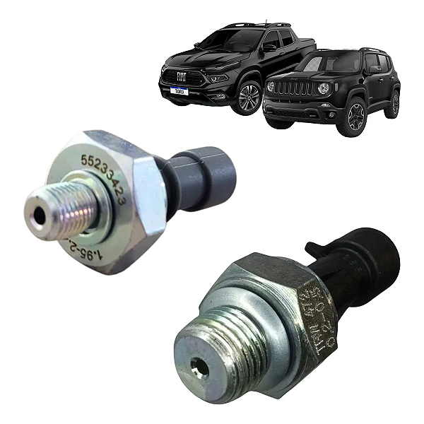 Kit Interruptores Pressão Óleo Fiat Toro Renegade Compass