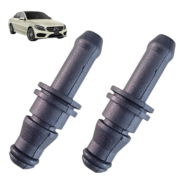 Par De Bico Conector Mangueira Radiador Mercedes C180 C200