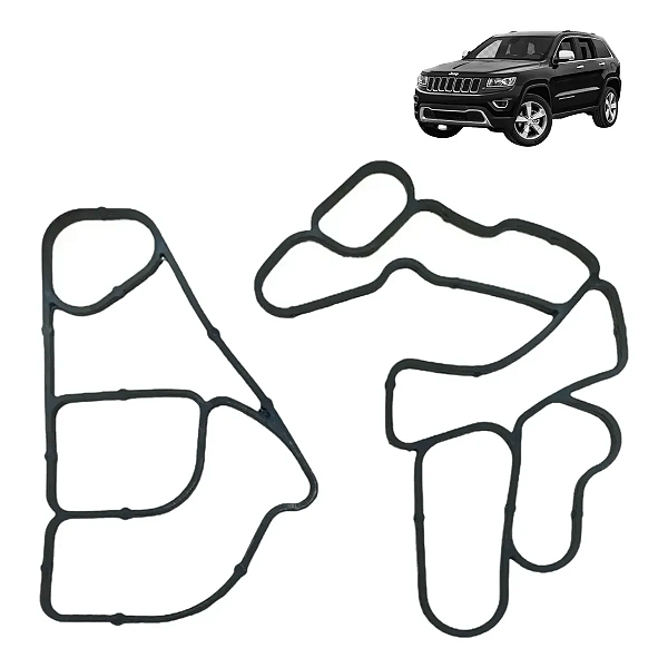 Junta Trocador Calor Suporte Filtro Oleo Jeep Cherokee 3.0