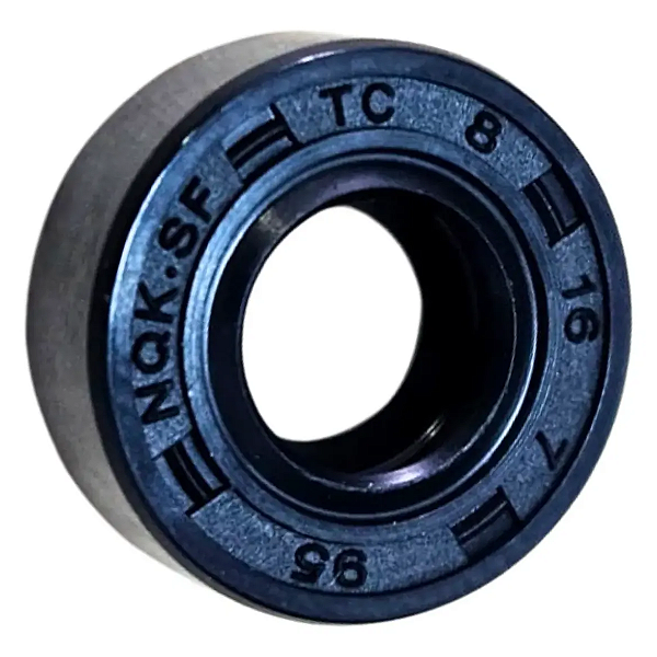 Retentor Nitrilico 8x16x7 Nbr Com Mola Preto