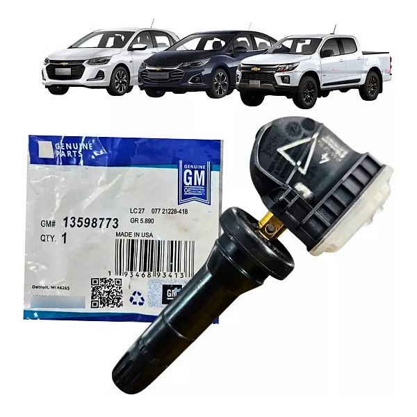 Sensor Pressão Pneu Tpms Chevrolet Onix Spin S10 13598773