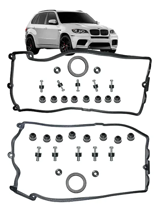 Kit Junta Tampa Válvula Bmw X5 4.4 4.8 N62 550i 11127513194