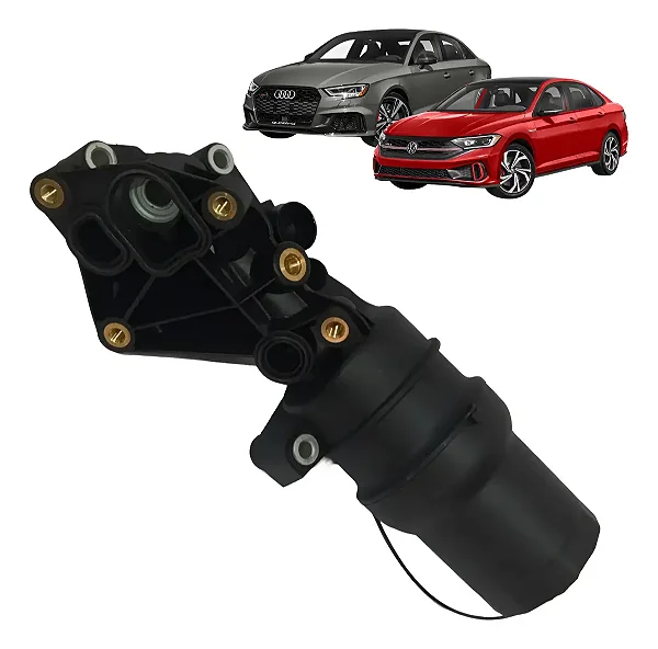 Trocador De Calor Suporte Filtro Oleo Vw Jetta Audi Rs3 2.5