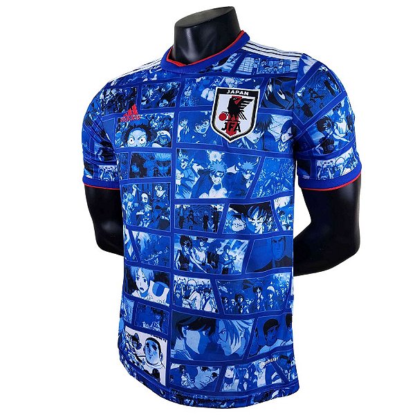 CAMISA JAPÃO COMEMORATIVA ANIME 21/22 VERSÃO JOGADOR