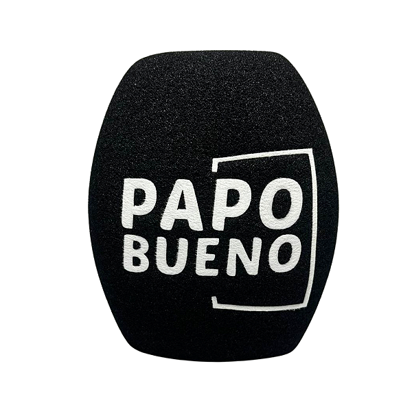ESPUMA DE MICROFONE PERSONALIZADA NACIONAL