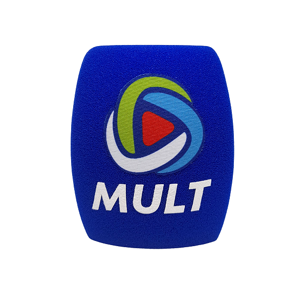 Espumas Triangular p/ Microfones Com Logotipo IMPORTADA
