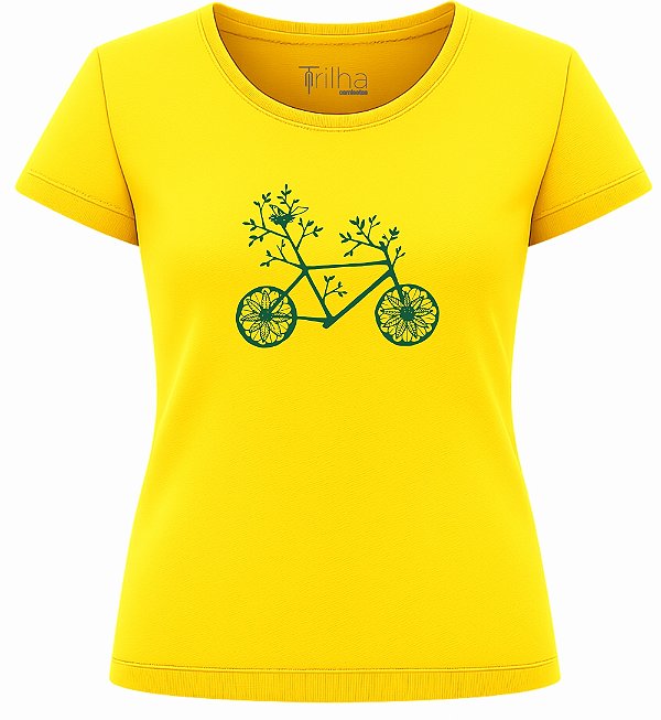 Camiseta Feminina Bike árvore