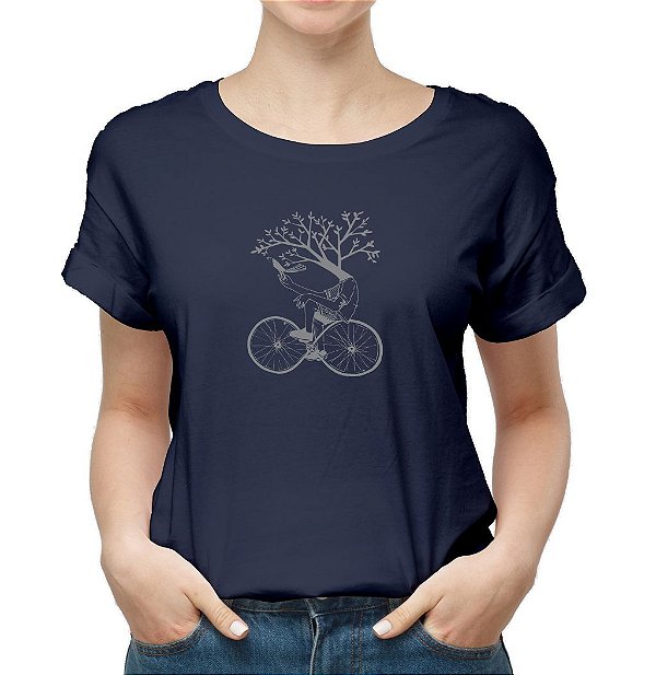 Camiseta Feminina Bike natureza infinita