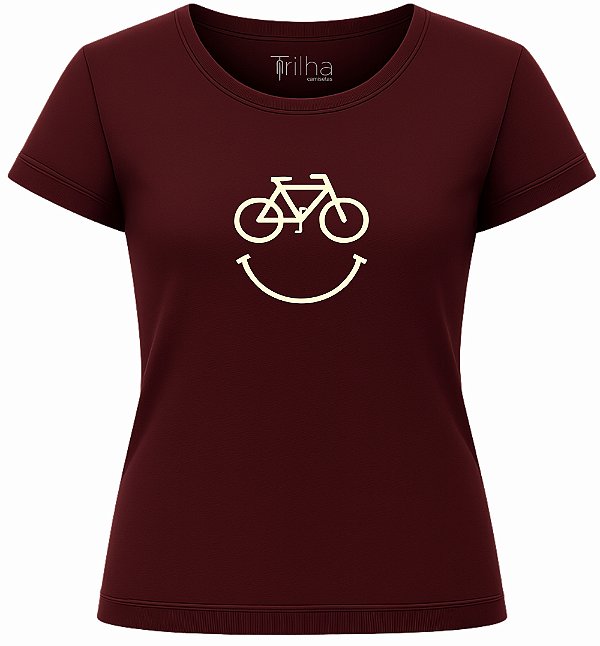 Camiseta Feminina Bike smile