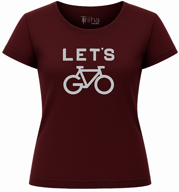 Camiseta Feminina Let's go biker