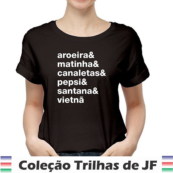 Camiseta Feminina Trilhas de Juiz de Fora