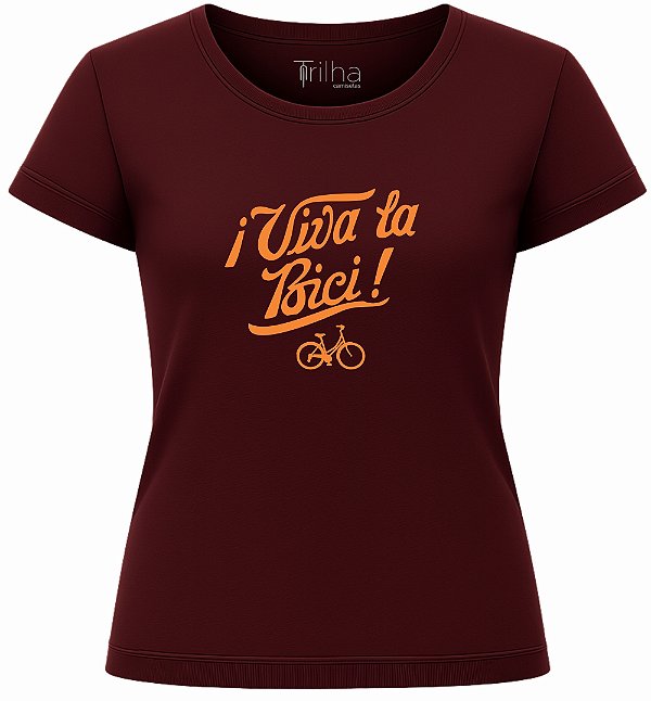 Camiseta Feminina Viva la Bici!
