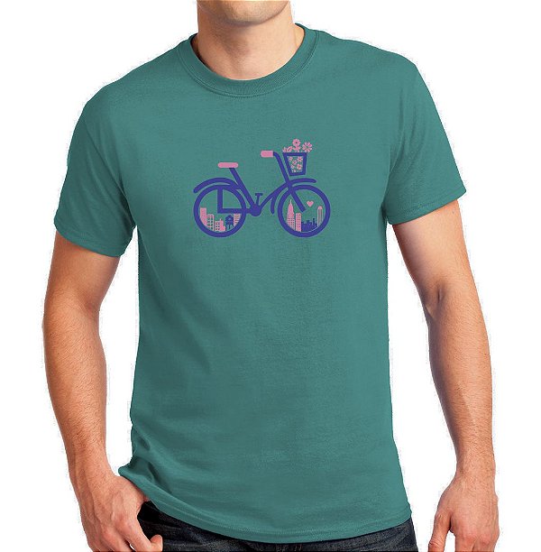 Camiseta Masculino Bike na cidade