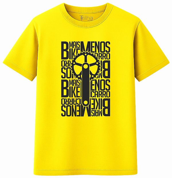 Camiseta Masculino Mais bike, menos carro