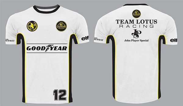 Camisa Lotus JPS 80s heroes