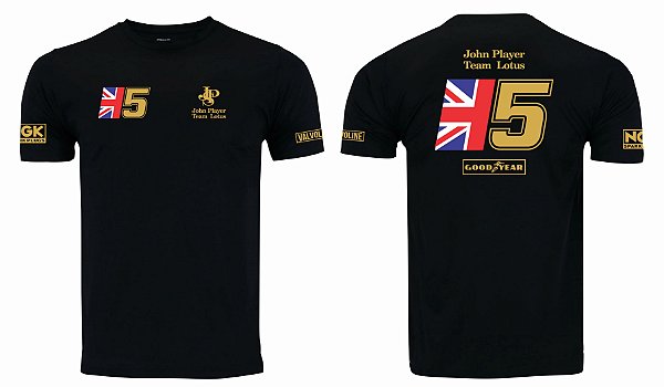 Camisa F1 Lotus 78 Black gold Mario Andretti