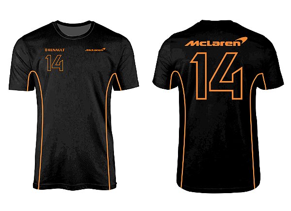 Camisa Mclaren MCL33 Alonso 2018 Striped