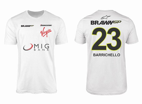 Camisa Brawn Barrichello 2009
