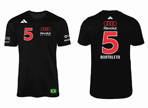 Camisa Algodão/Dryfit Bortoleto Audi F1 2026