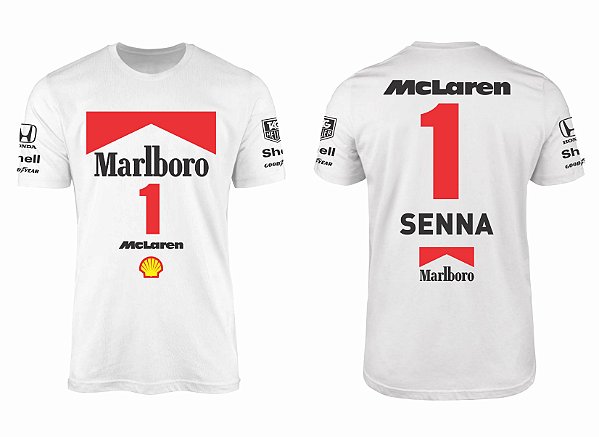 Camisa Retrô Mclaren Tricampeão