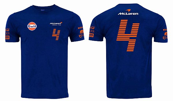 Camisa F1 Mclaren Lando Norris Temporada 2021